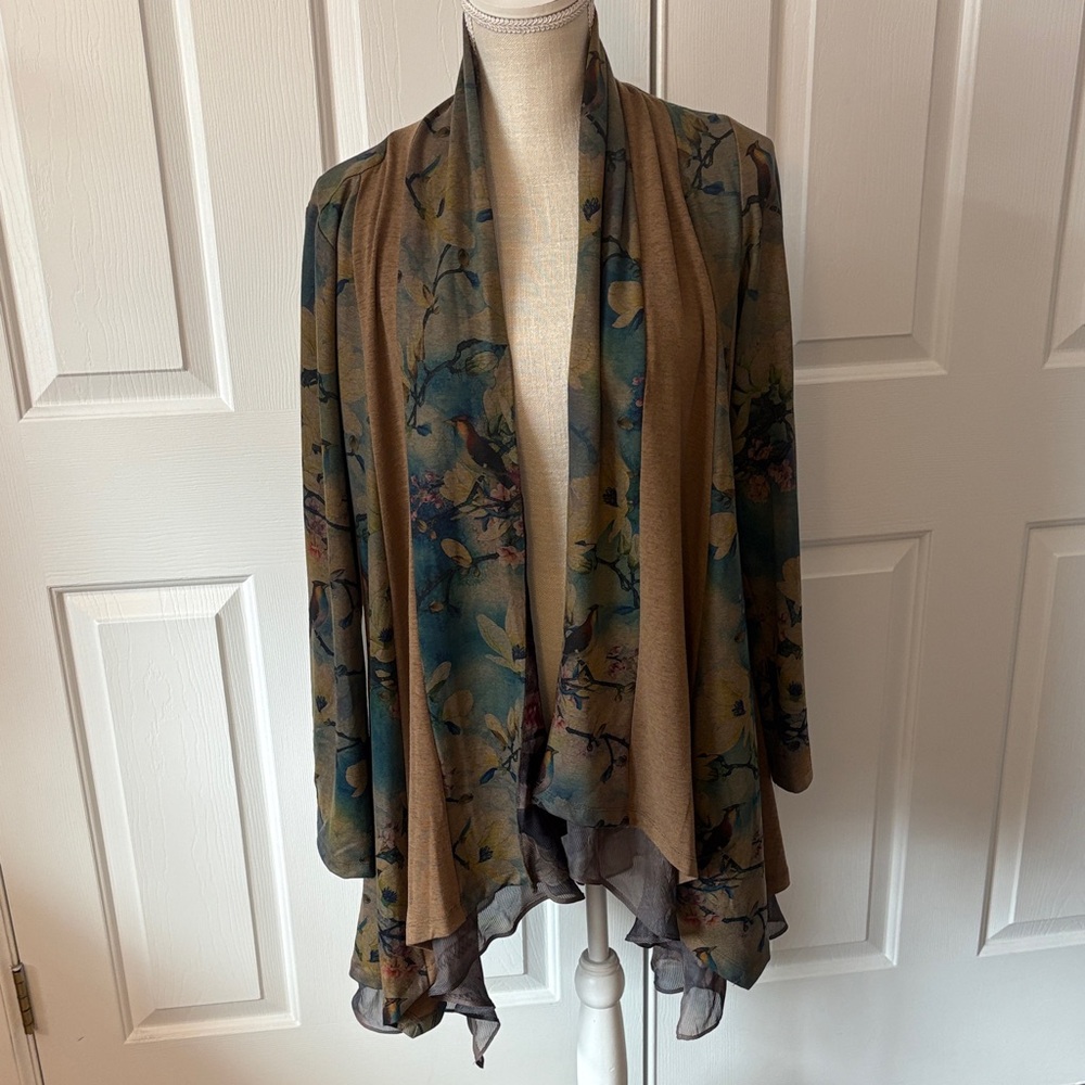 Like New! Soft Surroundings Open Front Women's Cardigan! GORGEOUS Colors - S